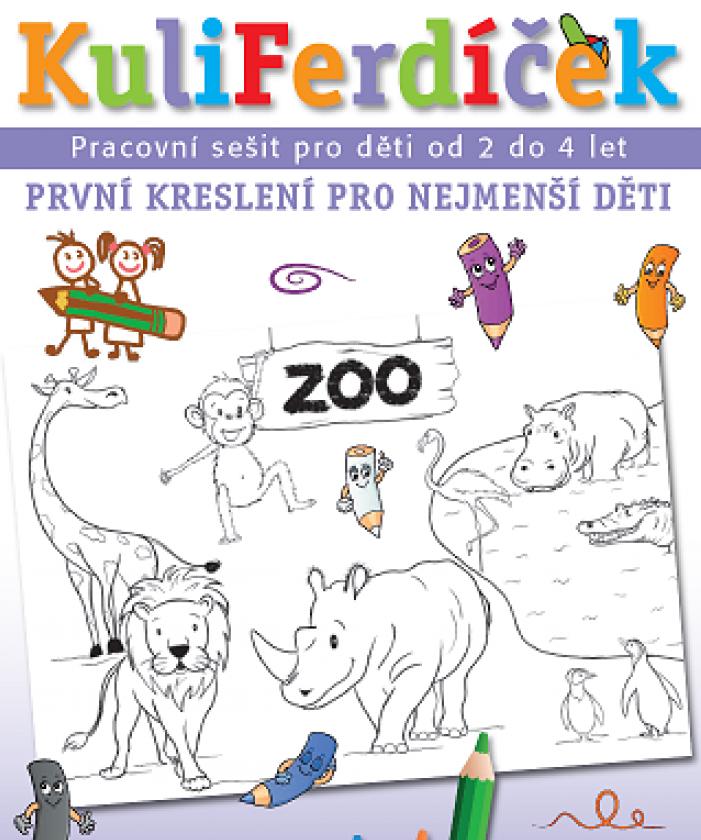 Obrázok KuliFerdíček První kreslení pro nejmenší děti - Pracovní sešit pro nejmenší děti od 2 do 4 lel