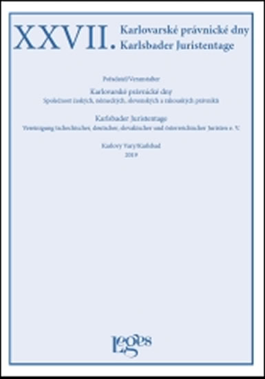 Obrázok XXVII. Karlovarské právnické dny