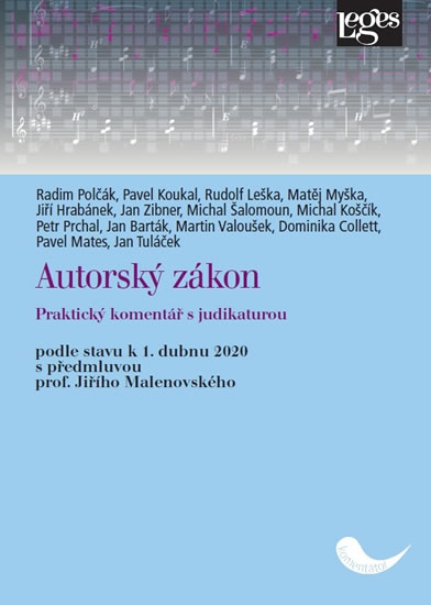 Obrázok Autorský zákon - Praktický komentář s judikaturou