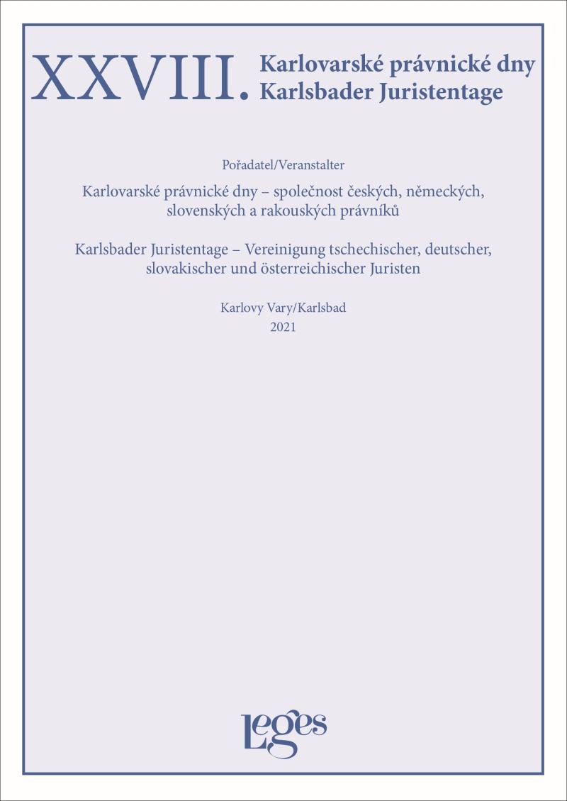 Obrázok XXVIII. Karlovarské právnické dny