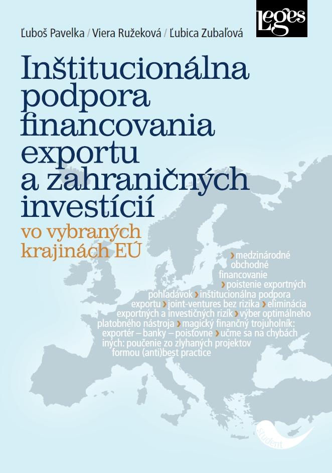 Obrázok Inštitucionálna podpora financovania exportu a zahraničných investícií vo vybraných krajinách EÚ (slovensky)