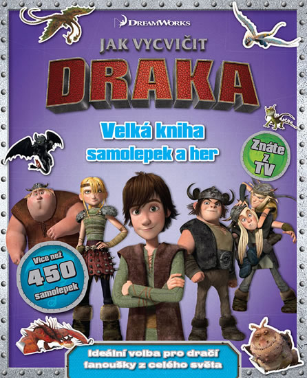 Obrázok Jak vycvičit draka - Velká kniha samolepek a her