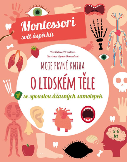 Obrázok Moje první kniha o lidském těle se spoustou úžasných samolepek - Montessori svět úspěchů