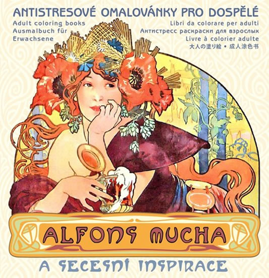 Obrázok Alfons Mucha - Antistresové omalovánky p