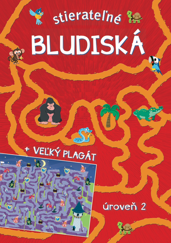 Obrázok Stierateľné bludiská (úroveň 2) + veľký plagát (SK)