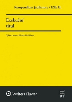 Obrázok Kompendium judikatury/EXE II. - Exekuční titul