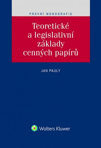 Obrázok Teoretické a legislativní základy cenných papírů