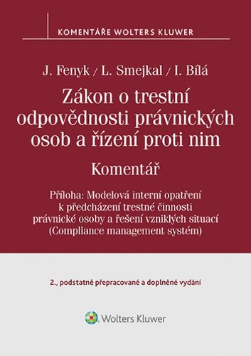 Obrázok Zákon o trestní odpovědnosti právnických osob a řízení proti nim. Komentář - 2. vydání