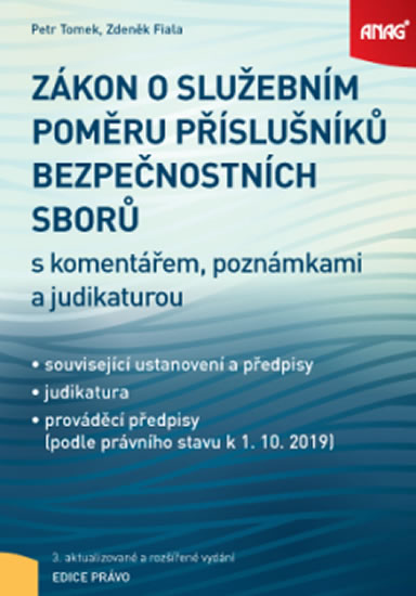 Obrázok Zákon o služebním poměru příslušníků bezpečnostních sborů s komentářem, poznámkami a judikaturou 2019