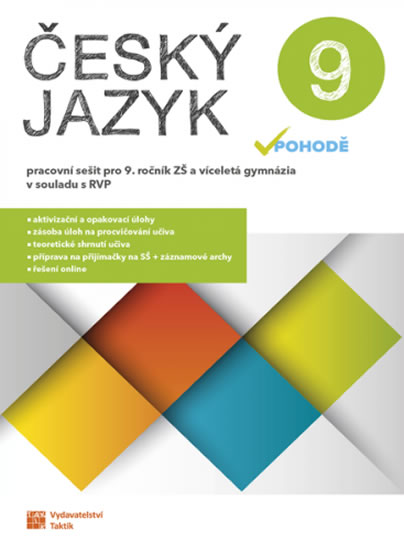 Obrázok Český jazyk v pohodě 9 – pracovní sešit