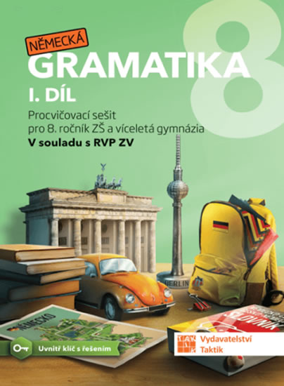 Obrázok Německá gramatika 8 pro ZŠ – 1. díl - procvičovací sešit