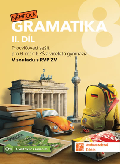Obrázok Německá gramatika 8 pro ZŠ – 2. díl - procvičovací sešit