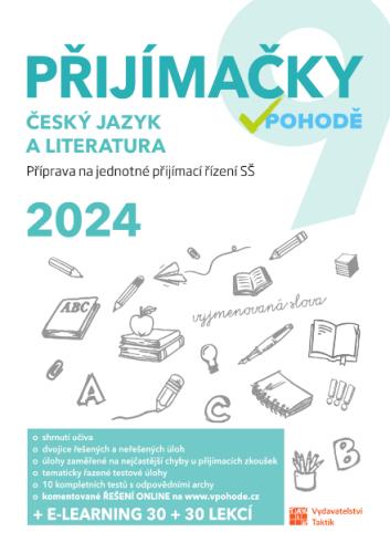 Obrázok Přijímačky 9 - Český jazyk a literatura + e-learning 2024