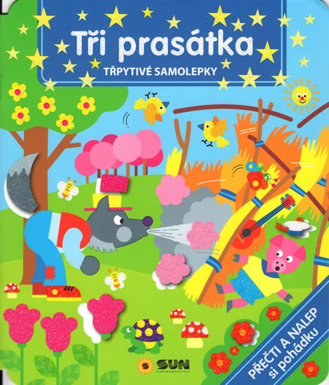 Obrázok Tři prasátka - Přečti a nalep pohádku