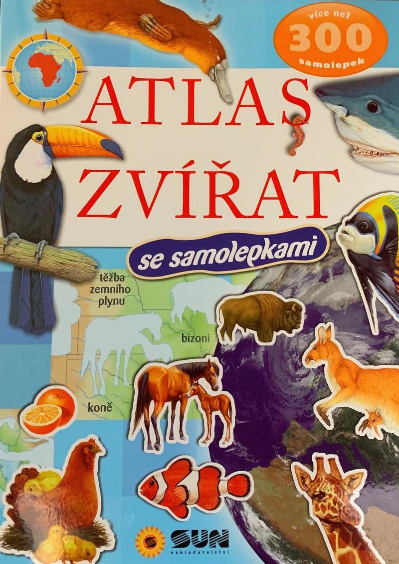 Obrázok Atlas zvířat - 300 samolepek