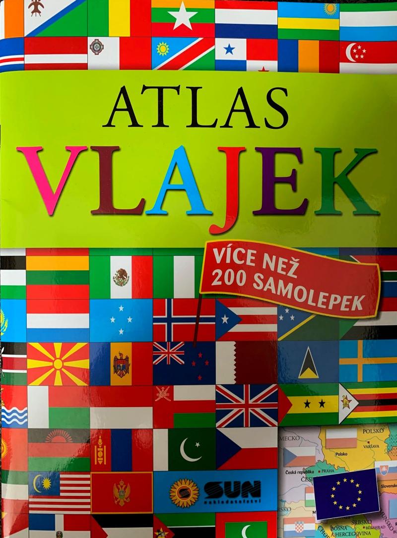 Obrázok Atlas vlajek se samolepkami