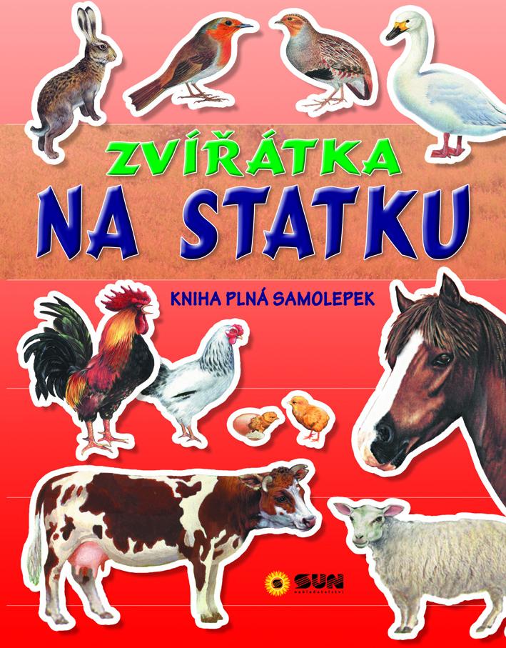 Obrázok Zvířátka na statku - kniha plná samolepe
