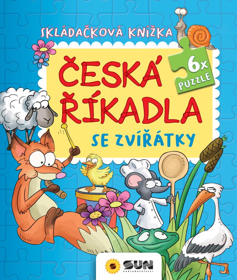 Obrázok Česká říkadla se zvířátky puzzle - Skládačková knížka