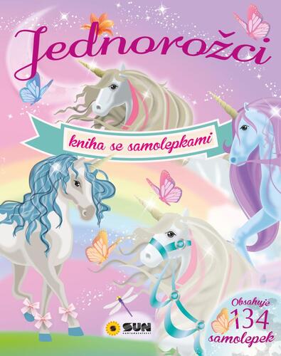 Obrázok Jednorožci - Kniha se 134 samolepkami