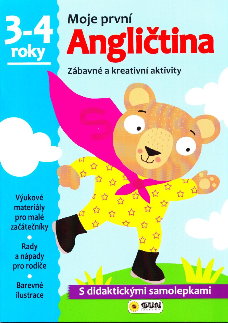 Obrázok Angličtina - 3-4 roky - samolepky (Moje první angličtina)