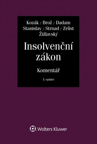 Obrázok Insolvenční zákon. Komentář