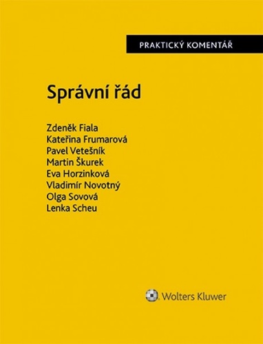 Obrázok Správní řád (500/2004 Sb.). Praktický komentář