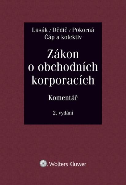 Obrázok Zákon o obchodních korporacích (90/2012 Sb.). Komentář