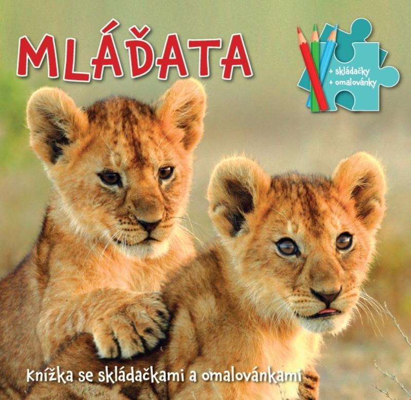 Obrázok Mláďata - Knížka se skládačkami a omalovánkami