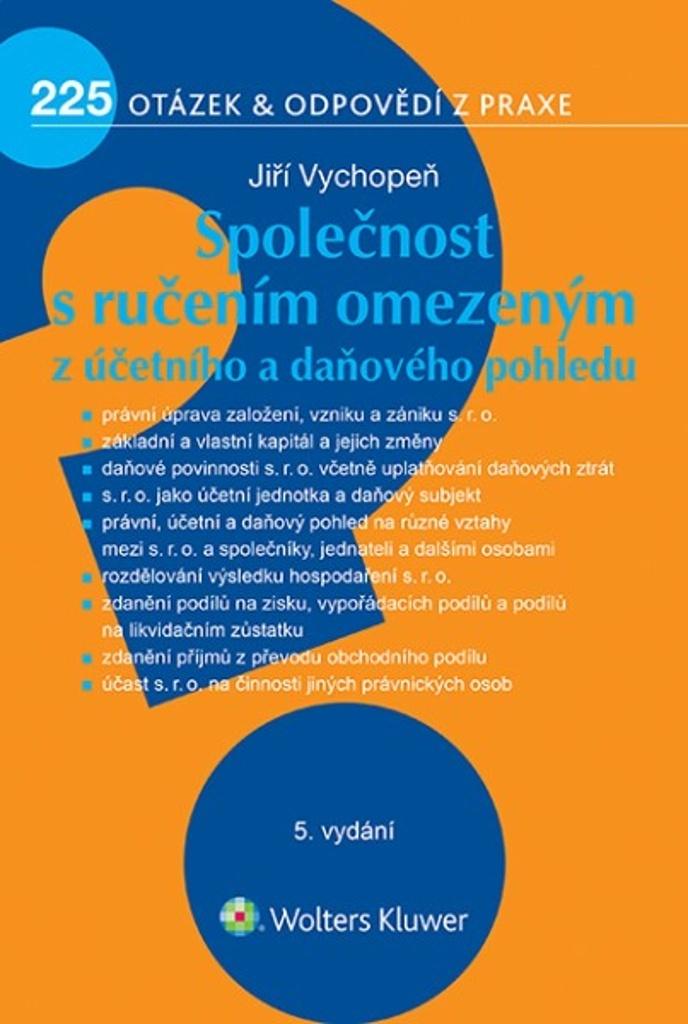 Obrázok Společnost s ručením omezeným z účetního a daňového pohledu - 225 otázek a odpovědí z praxe