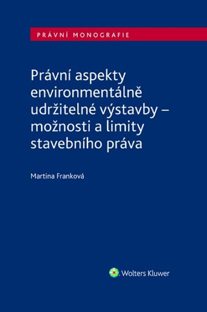 Obrázok Právní aspekty environmentálně udržitelné výstavby