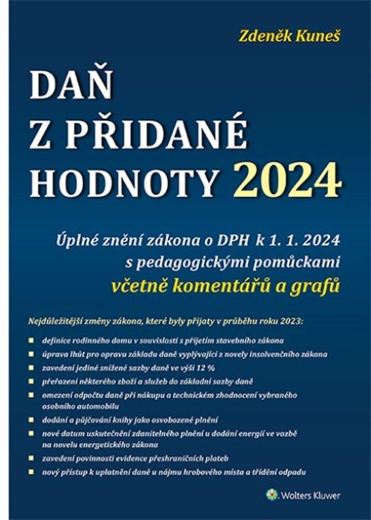 Obrázok Daň z přidané hodnoty 2024 - Úplné znění zákona o DPH k 1. 1. 2024