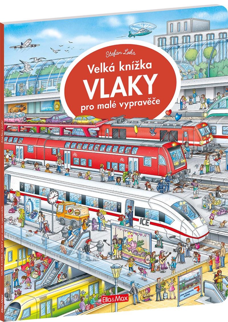 Obrázok Velká knížka VLAKY pro malé vypravěče