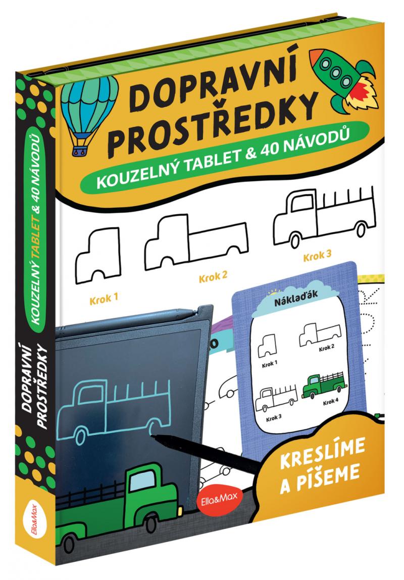 Obrázok Dopravní prostředky - Kouzelný tablet & 40 návodů