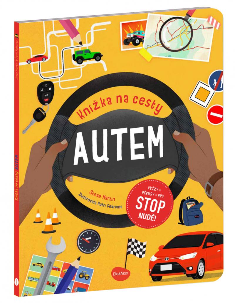 Obrázok Knížka na cesty AUTEM - Stop nudě! kvízy, rébusy, hry