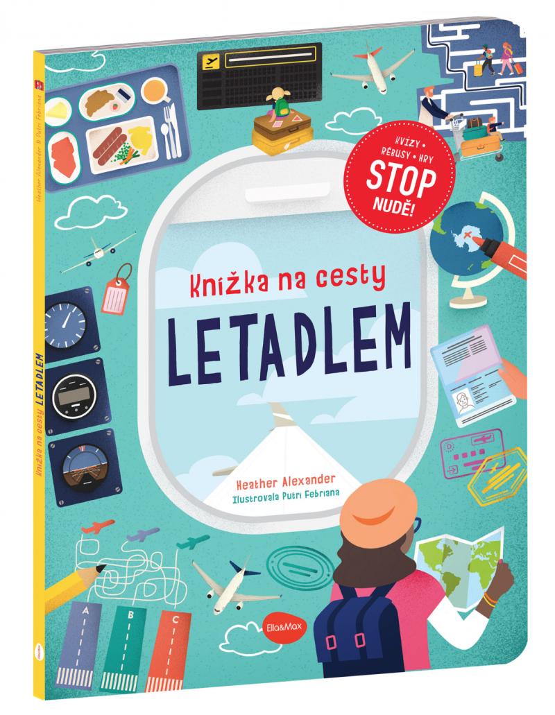 Obrázok Knížka na cesty LETADLEM - Stop nudě! kvízy, rébusy, hry