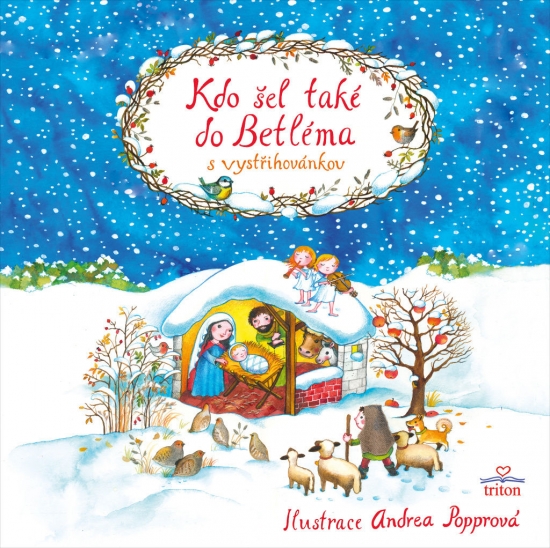 Obrázok Kdo šel také do Betléma s vystřihovánkou