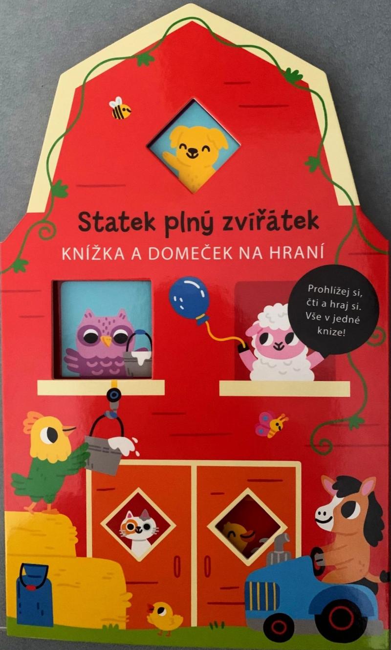 Obrázok Statek plný zvířátek - Knížka a domeček