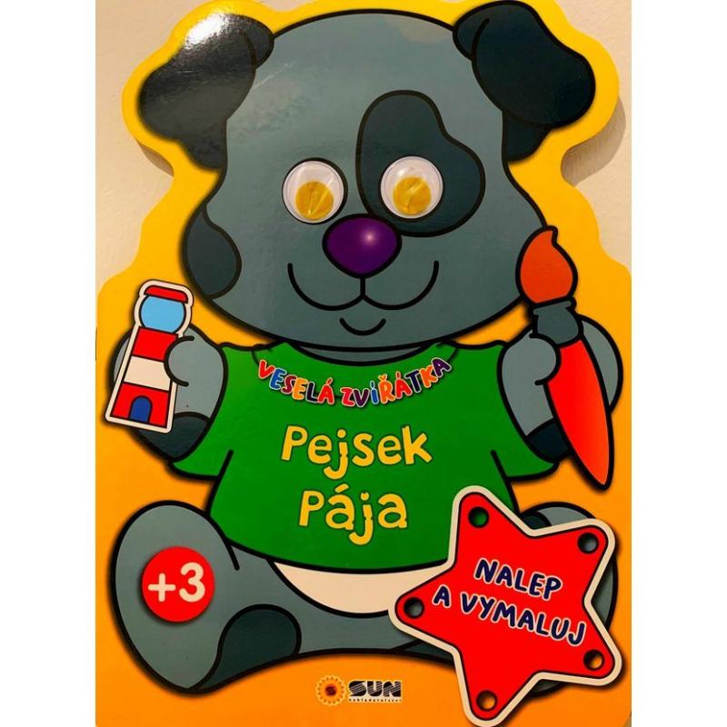 Obrázok Veselá zvířátka Pejsek Pája - Nalep a Vymaluj