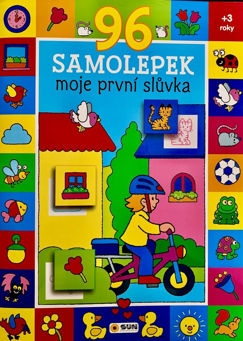 Obrázok Moje první slůvka 96 samolepek - Kniha pro nejmenší