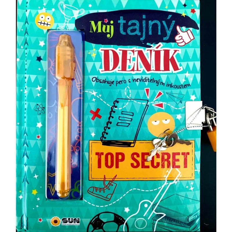 Obrázok Můj tajný deník na klíček Top secret (zelený)