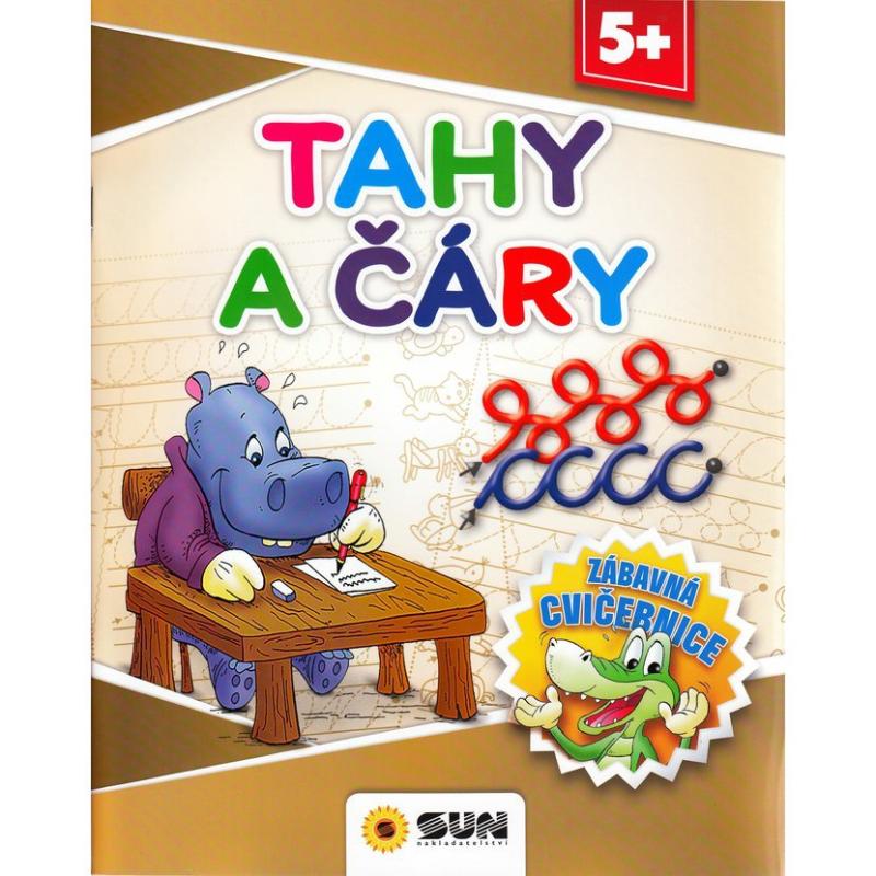 Obrázok Tahy a čáry - Zábavná cvičebnice 5+
