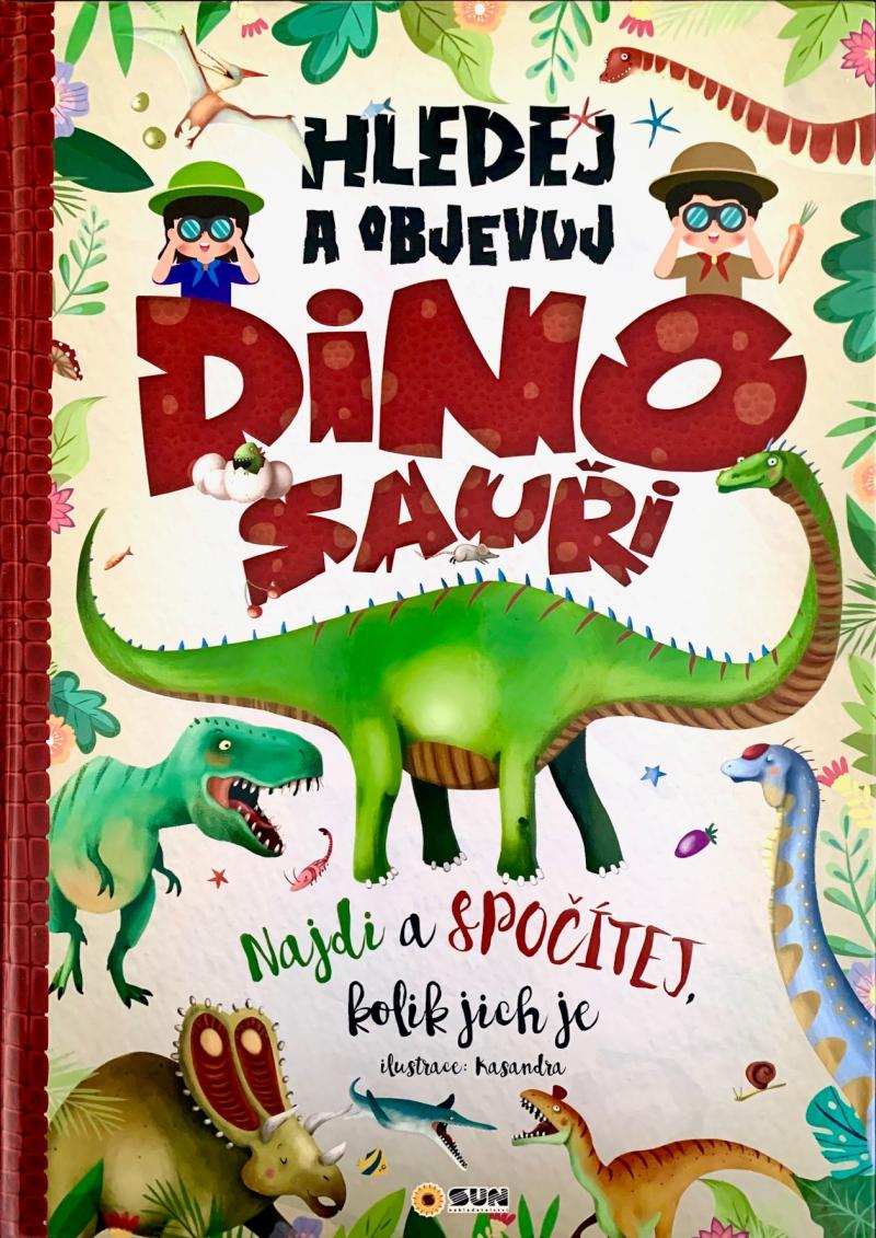Obrázok Hledej a objevuj  DINOSAUŘI Najdi a spočítej kolik jich je