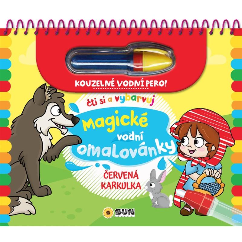 Obrázok Červená karkulka - Čti a vybarvuj Magické vodní omalovánky