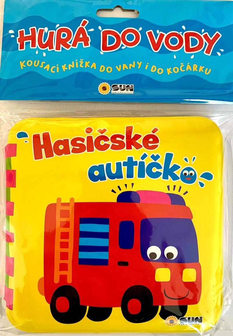 Obrázok Hurá do vody Hasičské autíčko - Kousací nížka do vany i do kočárku