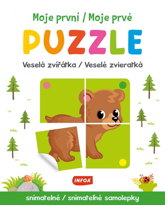 Obrázok Moje prvé puzzle - Veselé zvieratká
