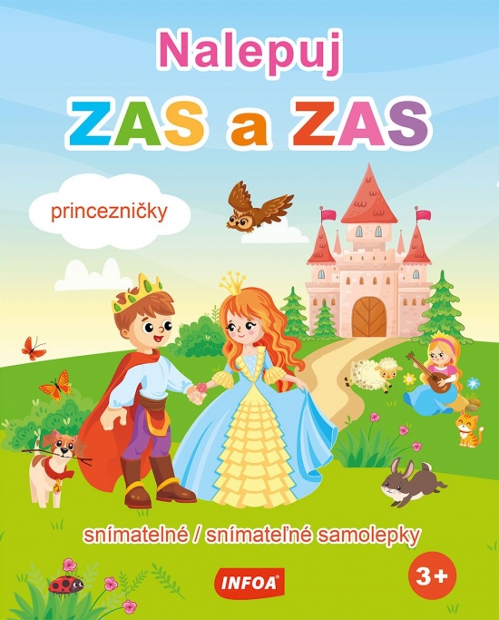 Obrázok Nalepuj zas a zas - Princezničky - snímatelné samolepky
