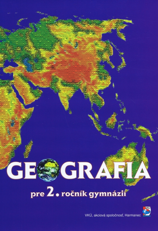 Obrázok Geografia pre 2. ročník gymnázií