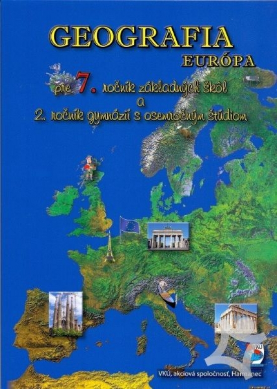 Obrázok Geografia - Európa pre 7. ročník ZŠ - učebnica