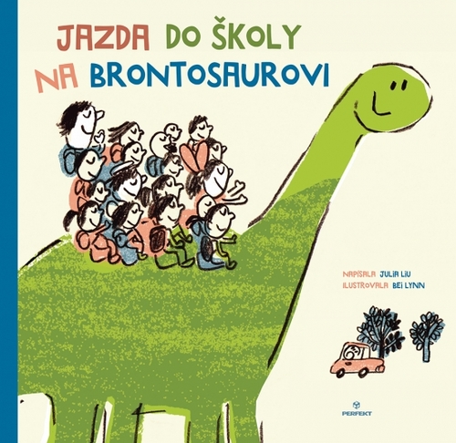 Obrázok Jazda do školy na brontosaurovi