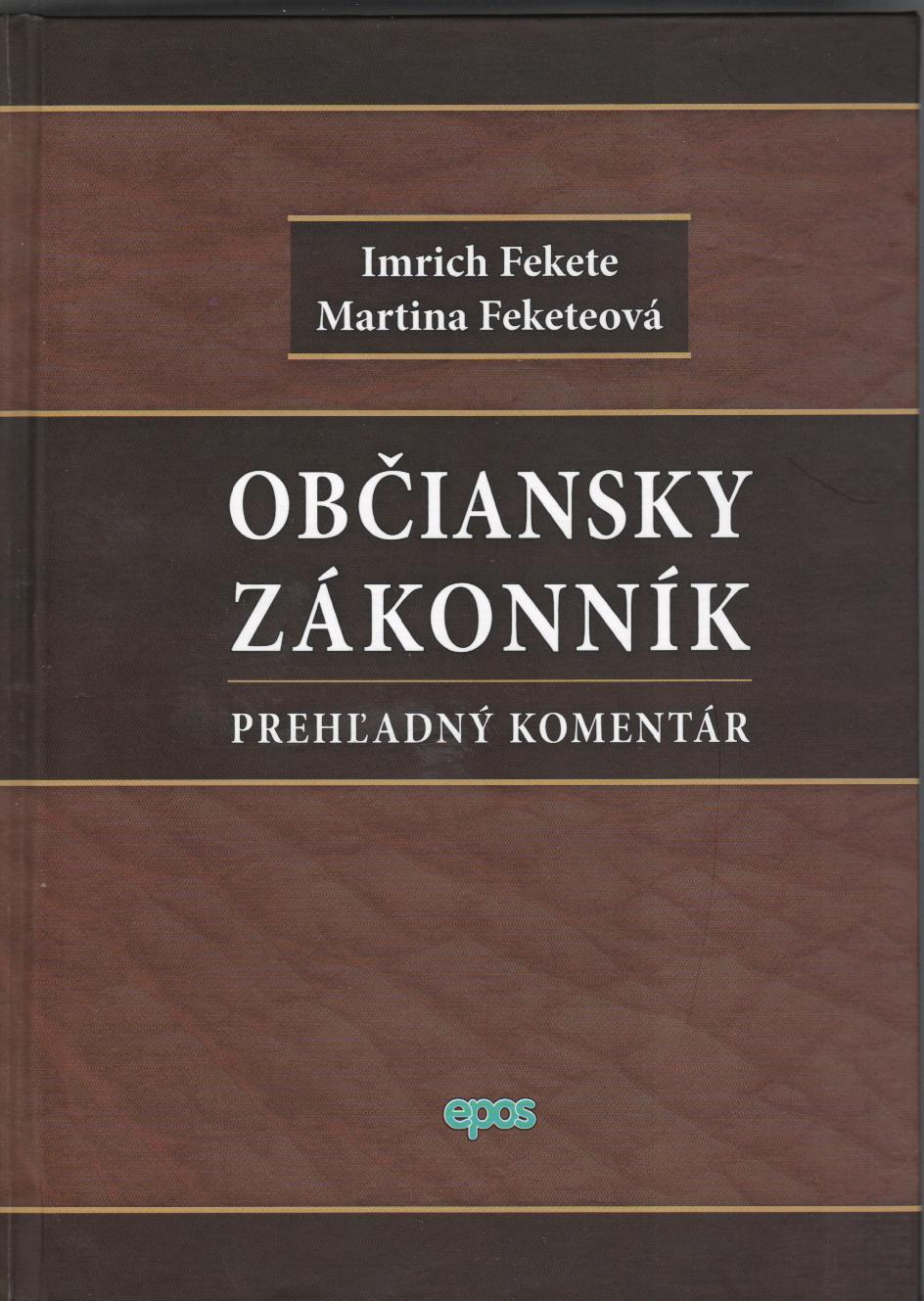Obrazok Občiansky zákonník - Prehľadný komentár